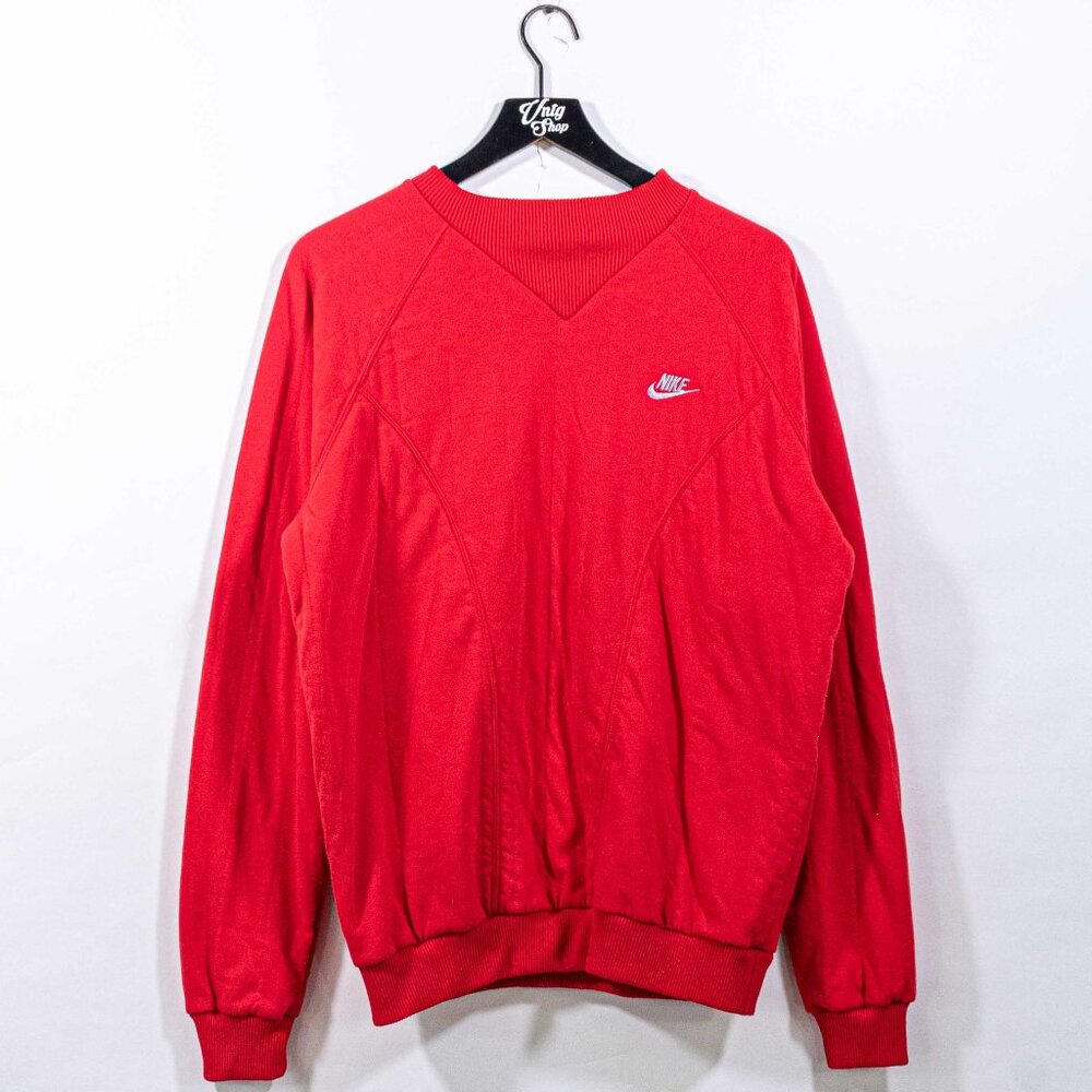 NIKE Quilted Double Face Pullover Sweatshirt XL VTG 90s Streetwear